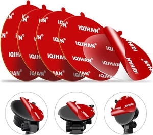 5Pcs Sticky Adhesive Pad for Dash Cam Mount, Double-Sided Strong Mounting Tape C - Picture 1 of 6