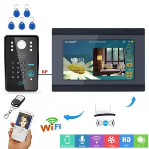 WIFI RFID Password Video Door Phone Doorbell Intercom Remote APP Unlock IR-CUT - Bild 1 von 10