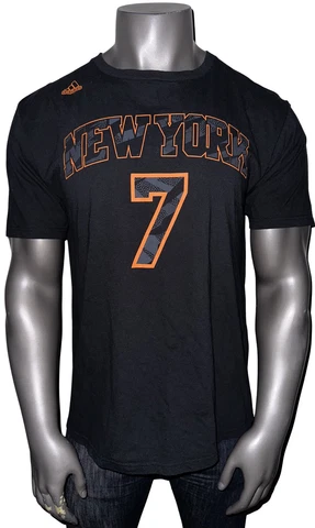 Adidas New York Knicks Carmelo Anthony Black/Orange Camo Men’s XL NBA T-Shirt Cover