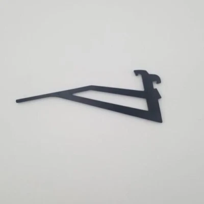 Soporte de estante de vidrio para refrigerador Jenn-Air W11690161 - negro ~ S4-4a Foto 1 de 2