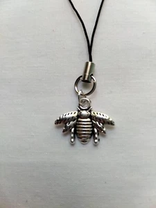 Bee Phone Charm Dangle Lanyard Hanging Pendant Chain Car Decor Handmade Nature - Photo 1/3
