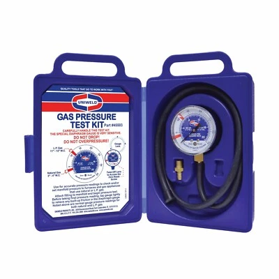 Kit de prueba de presión de gas Uniweld 45503 - Gas natural o LP Foto 1 de 3