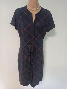 Barbour Women Dress T-Shirt Multicolor Check Size UK14 EU40 US10 * - Picture 1 of 9