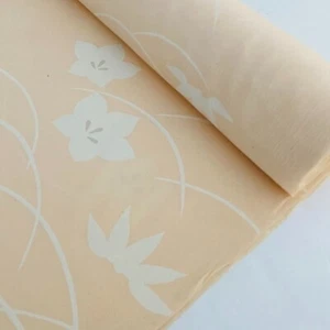 Star Flower UnUsed Bolt By the Yard Nagajuban Silk Japanese Kimono Fabric BS49 - Picture 1 of 9