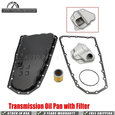 Transmission Oil Pan w/ Filter Fits 2011-17 MItsubishi Outlander Lancer Sport US - Imagem 1 de 4