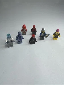 Eight Lego Minifigures Bundle Nexo Knights Marvel Pharoahs Quest Mummy - Picture 1 of 12