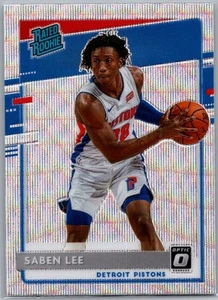 2020-21 Donruss Optic #191 Saben Lee Fanatics Detroit Pistons - Picture 1 of 2