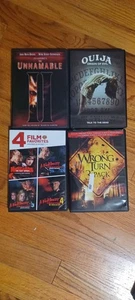 A Nightmare on Elm Street 1-4/ Wrong Turn 1-3/ Ouija/ The Unnabable 2 DVD Lot - Picture 1 of 1