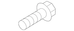 Genuine Volkswagen Hinge Bolt N-909-210-02 - Picture 1 of 2