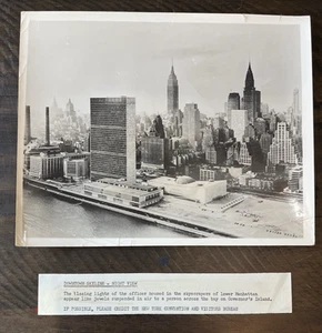Foto de colección de la ciudad de Nueva York horizonte de las Naciones Unidas Manhattan foto de prensa - Imagen 1 de 11