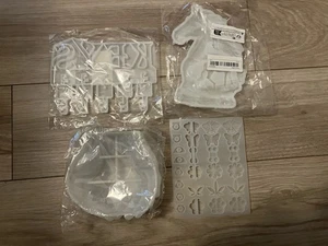 Lote de moldes de resina adornos de paja, caballo, llavero, cuenco de mano, grande - Imagen 1 de 8