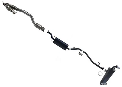 Convertidor trasero resonador medio y silenciador con puntas para Nissan Murano 2009-2012 Foto 1 de 4