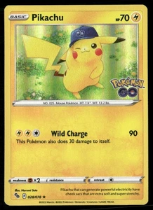 Pikachu (28) Holo Rare Pokemon GO 028/078 NM - Picture 1 of 2