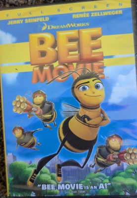 Bee Movie Full Screen Edition DVD Jerry Seinfeld Renee Zellweger -New Sealed Foto 1 de 2