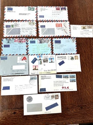 Germany/Deutschland 1980s Lot of 14 Interesting Commercial Covers to USA - Image 1 of 2