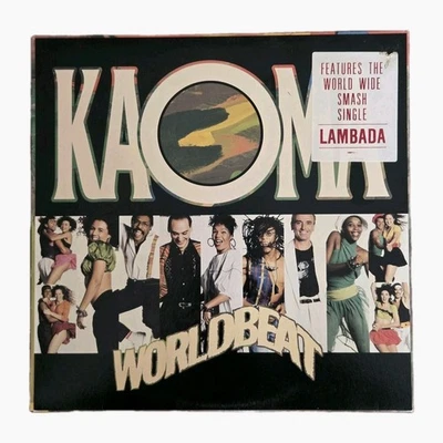 KAOMA "Worldbeat" 1989 AUSSIE 10Tk 12" VINYL LP w/LAMBADA & HYPE STICKER - Image 1 of 4