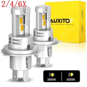 2/4/6X 9003 H4 LED Headlight Bulbs Kit Conversion Kit Hi/Lo Beam GOLDEN YELLOW - Picture 1 of 28