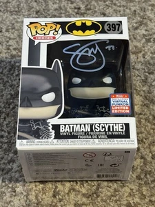 Funko: Batman (Scythe) #397 2021 Virtual Funkon ~ Capullo & Snyder Signed - Picture 1 of 7