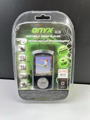 REPRODUCTOR MULTIMEDIA PORTÁTIL ONYX 4 GB Reproductor de MP3 por MACH SPEED TECHNOLOGIES RADIO FM Foto 1 de 4
