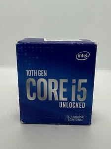 Intel Core i5-10600K Desktop Prozessor 6 Kerne bis 4,8 GHz entsperrt LGA1200 - Bild 1 von 3