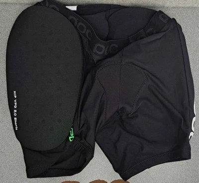 Pantalones Cortos Acolchados Protectores POC Hip VPD 2.0 MTB - Negros, Extra Pequeños-Pequeños Foto 1 de 3
