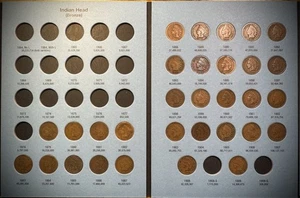 1879-1909 Flying Eagle Indian Head Cent Collection 31 Coins Starter Set Whitman - Picture 1 of 7