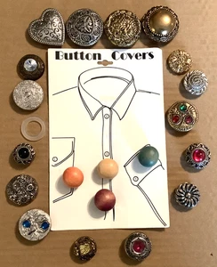 Fundas de botones diversas buen estado - Imagen 1 de 1