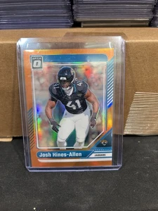 Panini Donruss Optic 2024 - Josh Hines-Allen #93 Orange Prizm/249 - Imagen 1 de 2