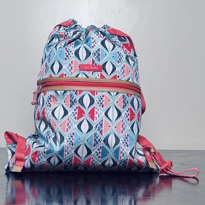 Mochila Vera Bradley Lighten Up NUEVA SIN ETIQUETAS - Go Fish Coral Foto 1 de 4