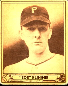 1940 Play Ball Bob Klinger #165 GOOD - Picture 1 of 2