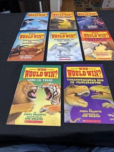Lot of 8 Who Would Win? Books by Jerry Pallotta (Scholastic, Paperback) - Bild 1 von 10