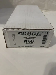 Shure Video Production Microphone: VP64A - Omni Directional Dynamic Mic - Picture 1 of 2