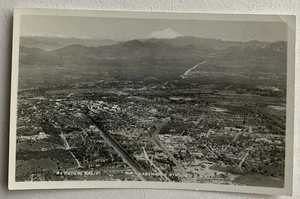 Vista aérea de postal RPPC de Redding California - Imagen 1 de 2
