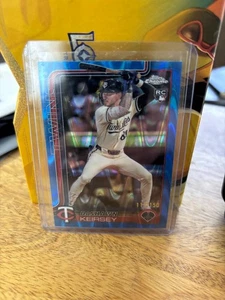 DaShawn Keirsey RC - 2025 Topps cromo azul refractor de ondas de rayos/150 gemelos #19 - Imagen 1 de 3