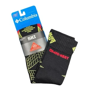 Columbia Hiking Ski Over The Calf Medium Weight Merino Wool Socks Sz Large - Picture 1 of 10