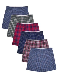 Herren Tag Free Woven Boxer Shorts Relaxed Fit Moisture Wicking Assorted Colo... - Bild 1 von 3