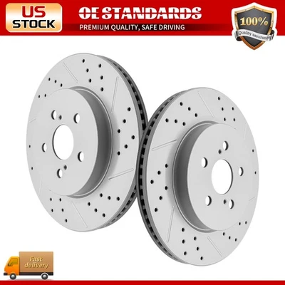 Rotores de freno de disco delanteros de 283 mm para Toyota Corolla 2019-2025 Prius Prime 2020-2022 Foto 1 de 4