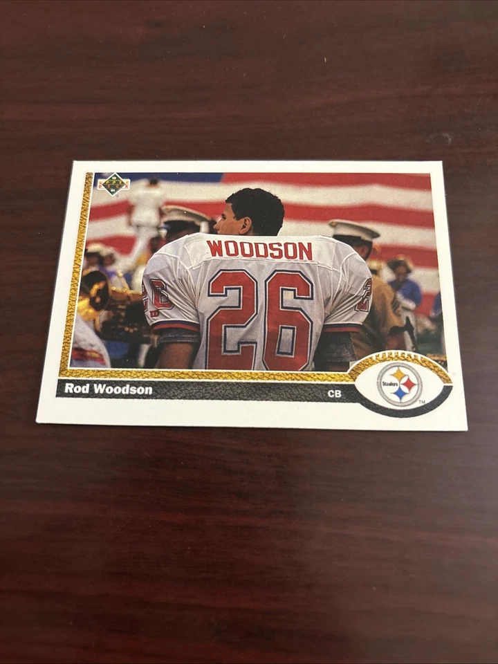 1991 Upper Deck - Rod Woodson #111 Pittsburgh Steelers Purdue Boilermakers - Image 1 of 1
