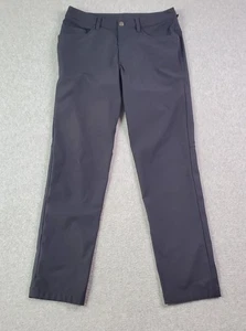 Lululemon ABC Classic Pant Men's 30x30 Gray (Obsidian) Warpstreme Golf Casual - Picture 1 of 16