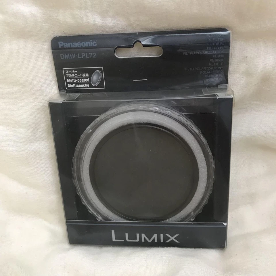 Panasonic Lumix DMW-LPL72 72mm Lens Filter, Used, Clear Condition - Image 1 of 4