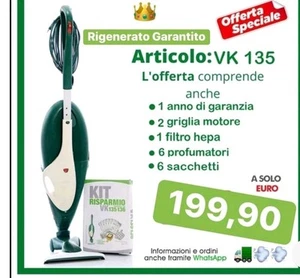 FOLLETTO VK 136 Verwendung Fieristico Mit Reinigungsbürste Neu Gr 24MESI - Bild 1 von 1