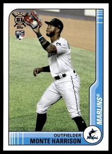 2021 Topps Big League Monte Harrison Rookie Miami Marlins #74 - Bild 1 von 2