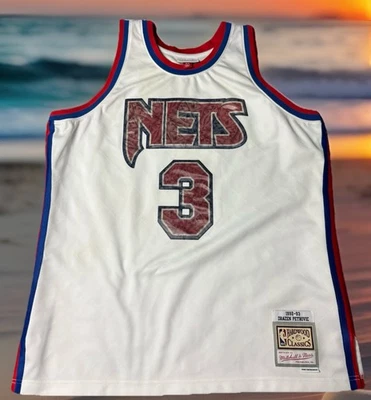 MITCHELL & NESS NEW JERSEY NETS XL DRAZEN PETROVIĆ $200 DIAMOND 75TH ANN. JERSEY - Image 1 of 4
