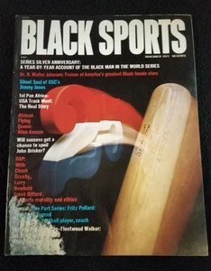 BLACK SPORTS NOVEMBER 1971 VINTAGE SPORTMAGAZIN SERIE SILBER JUBILÄUM - Bild 1 von 5