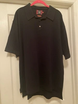 Polo Byron Nelson Hombre Negro Eleven Recto XL 100% Algodón Foto 1 de 3