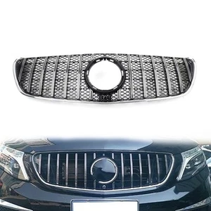 GTR Style Front Bumper Radiator Hood Grille For Benz V Class W447 2016-2020 - Picture 1 of 13