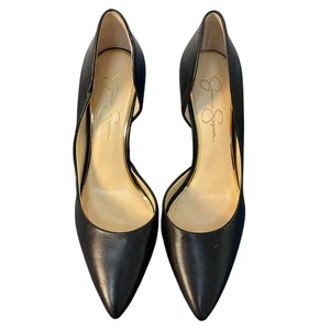 Jessica Simpson Pointed Toe Pumps Color Black Size 8M - Picture 1 of 14