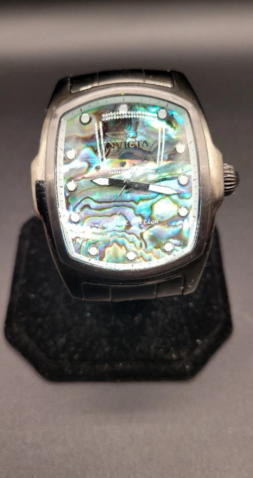 Reloj Invitta Para Hombres Edición Especial Pupah Abulón Oyster Dial Pistola Metal/Plateado Foto 1 de 4