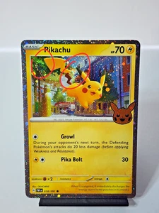 Pikachu 018/091 Cosmos Holo Raro - Promoción Truco o Comercio - DOBLE REMOLINO #3 - Imagen 1 de 5