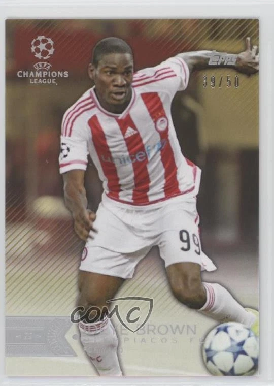 2015-16 Topps UCL Showcase Gold /50 Ideye Brown #150 Rookie RC - Image 1 of 2